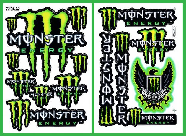 Dirt bike motocross atv racing helmet sticker (2 sheets)