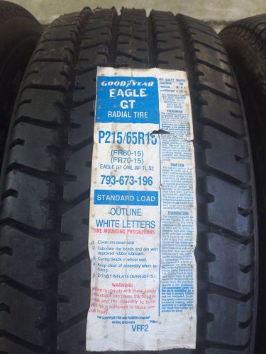 Good year eagle gt p215/65r15 set of 5