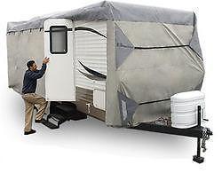 Vortex deluxe weatherproof 24 25 26 27 ft travel trailer  camper cover