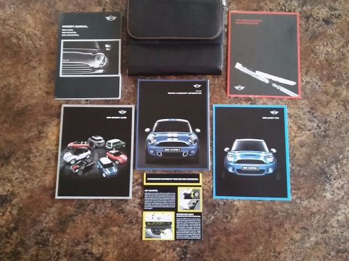 2015 mini cooper coupe-roadster-convertible owners manual w/case &amp; guides-new-#a