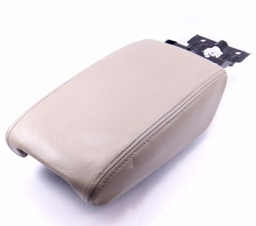 Acura tl armrest 99 00 01 02 03 parchment arm rest console lid leather tan oem 1