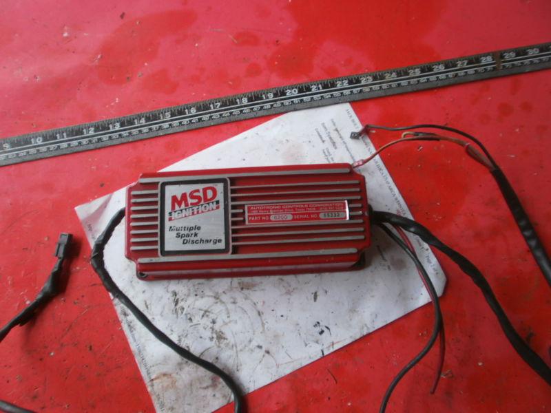 Msd ignition box 6200 imca ihra nhra wissota modified dirt rat mud truck