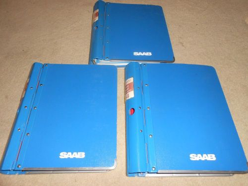 1979 - 1983 saab 900 original shop service repair manual 11 books in 3 binders