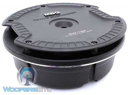 Mbq sw-152 car audio spare wheel active subwoofer built in bass power amplifier