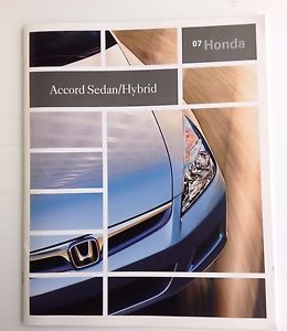2007 honda accord sales brochure specifications parts options photos diagrams