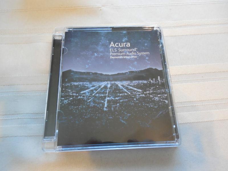 Acura els dvd cd audio demonstration disc  tl mdx rl
