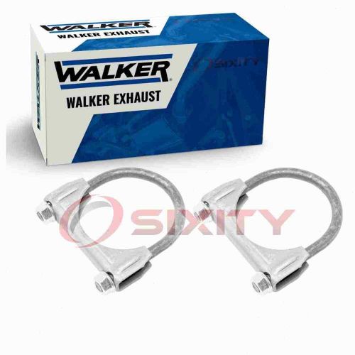 2 pc Walker Exhaust Clamps for 1982-1986 GMC K2500 6.2L V8 Hardware xs, US $16.22, image 6