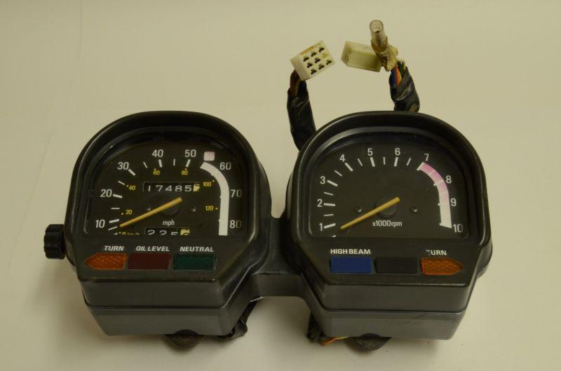Yamaha xv750 xv 750 virago instrument cluster speedometer tachometer