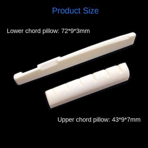 4pcs 6-String Acoustic Guitar with Bone Bridge, Saddle 72mm and Saddle 47562-, US $, image 2