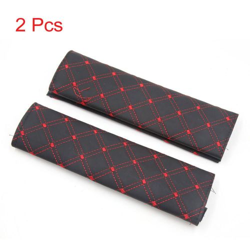 2Pcs Red Black Car Safety Seat Belt Shoulder Pads Cover Cushion Harness Pad, AU $15.69, image 6