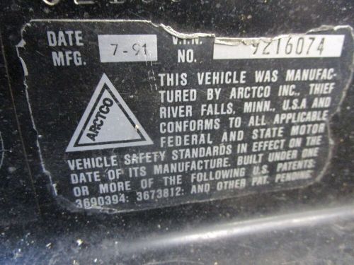 92 Arctic Cat EXT 550 Mountain Cat Snowmobile Rubber Rear Engine Torque Mount, US $29.99, image 5