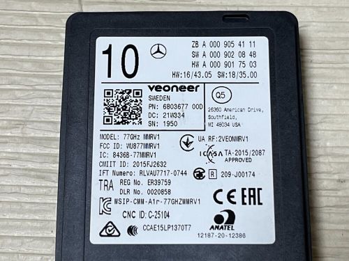 MERCEDES BENZ BLIND SPOT RADAR SENSOR MODULE COMPUTER A0009054111 OEM, US $199.99, image 4