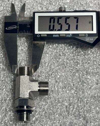 SeaStar HF6006 , Vertical Tee Fitting , ORB-5 ,Stainless Steel 2 Pack New, US $58.87, image 4