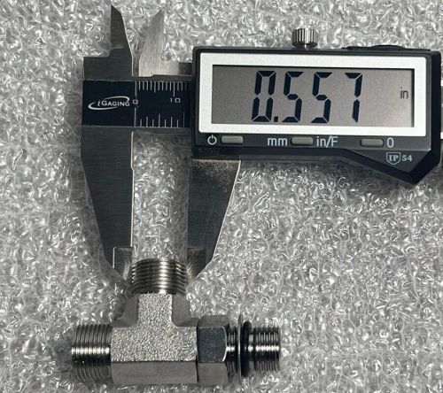 SeaStar HF6006 , Vertical Tee Fitting , ORB-5 ,Stainless Steel 2 Pack New, US $58.87, image 5