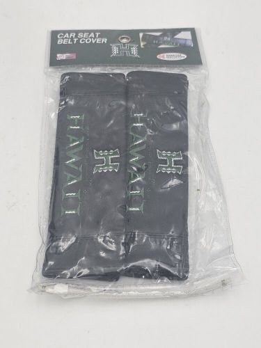 NEW 2 Piece University of Hawaii Universal Car Seat Belt Leather Cover FREE SHIP, US $19.99, image 4