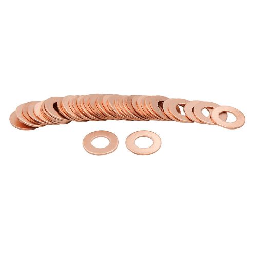 40pcs rings for car copper disc flat gasket rings 10mm interior diameter-