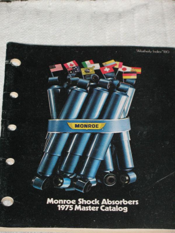 Monroe shock absorbers 1975 master catalog