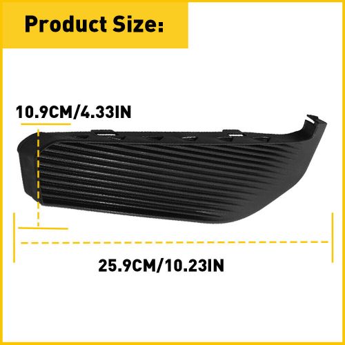 Front lh &amp; rh fog light cover trim for 2016 2017 2018 chevrolet malibu gm1038230