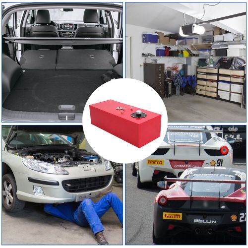 15-GALLON POLISHED ALUMINUM RACING/DRIFT/STREET FUEL CELL GAS TANK+LEVEL SENDER, US $113.63, image 11