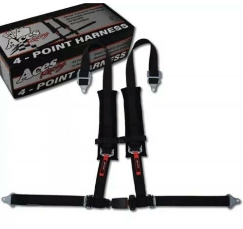 Aces Racing 4 Point Harness with 2 Inch Padding (Ez Buckle Technology) (Black (P, US $60.00, image 2