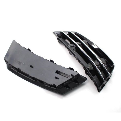 Fit For Audi A4 B9 16-2018 1Pair Front Bumper Grill Fog Light Grille With Chrome, US $99.99, image 5