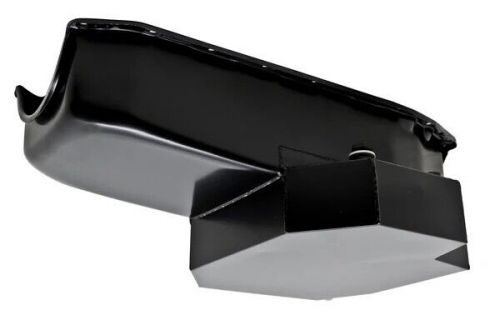 Oil pan for 80-85 chevy small block 305 427 black road racing windage tray 7 qt