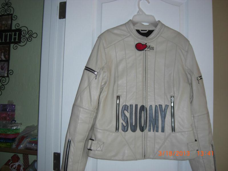 Stunning suomy super soft m leather motorcycle jacket+ air vents retail $ 499
