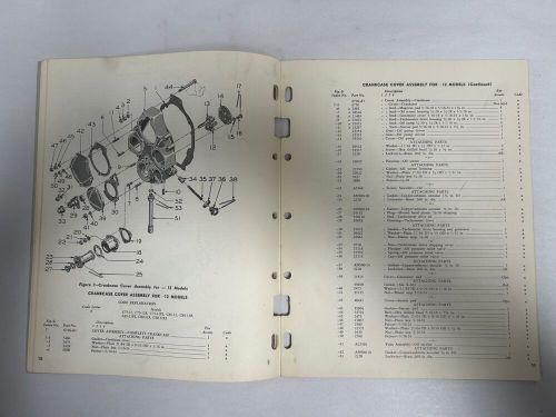 Vtg 1949 Continental Motors "C" Series Aircraft Engine Parts Catalog (A7), US $29.95, image 8