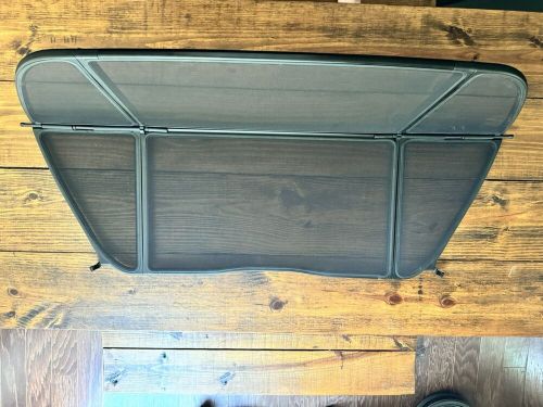 Bmw e46 323i 325i 328i 330i m3 00-06 oem air wind screen deflector, p# 7 037 729