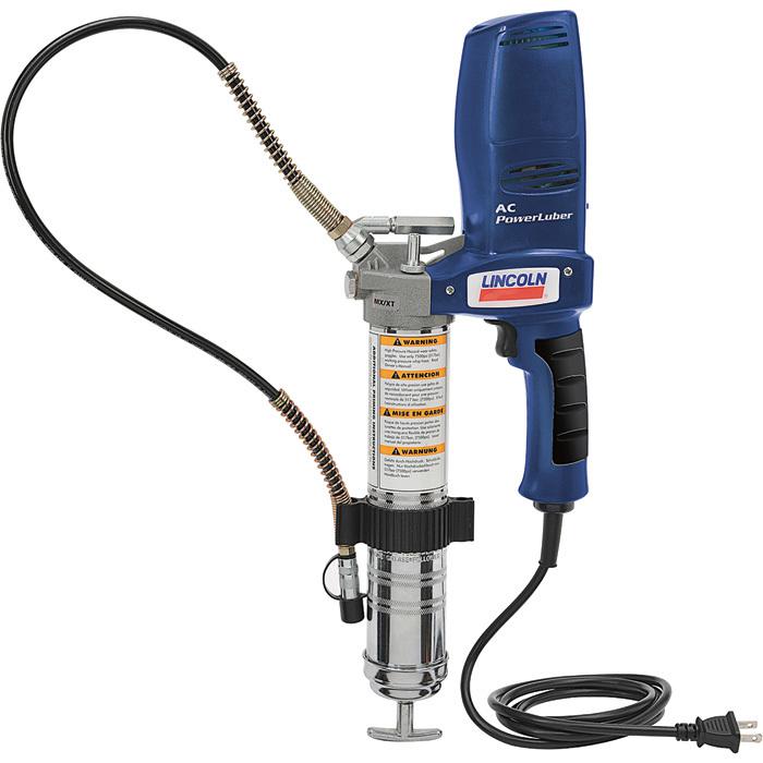 Lincoln powerluber grease gun-120v 7500 psi #ac2440