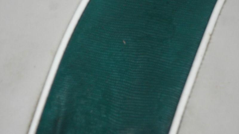 TEXTURED GREEN & BEIGE BOTTOM CUSHION/COVER OF A GIII BASS BOAT SEAT K/I #46, US $48.97, image 2