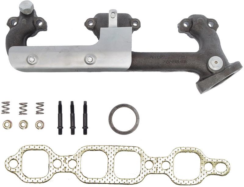 Left exhaust manifold kit w/ hardware & gaskets dorman 674-157 usa made