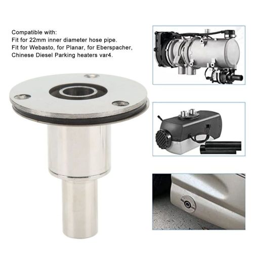 22mm Straight Thru Hull Exhaust Skin 316 Stainless Steel Thru Hull Exhaust Pi..., US $46.39, image 6