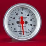 Autometer ultra-lite-pyro 2-1/16" electrical 0 -1600 f  thermocouple & wire 4344