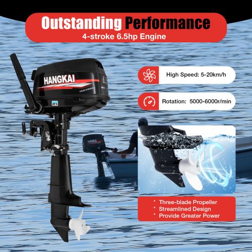 HANGKAI 4Stroke 6.5HP 123CC Outboard Motor Fishing Boat Engine CDI Water Cooling, US $721.00, image 19