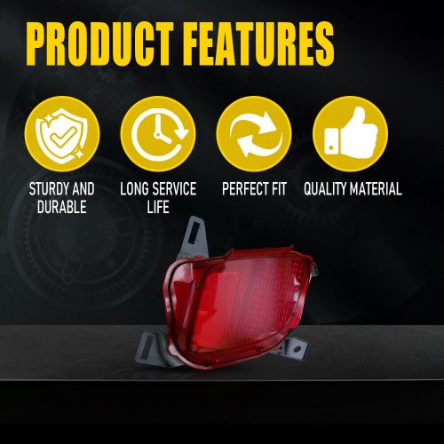 Rear Bumper Reflector Right Passenger Red Lens For 2014-2019 Toyota Highlander T, US $34.99, image 3