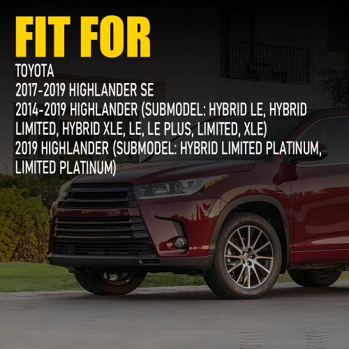 Rear Bumper Reflector Right Passenger Red Lens For 2014-2019 Toyota Highlander T, US $34.99, image 7