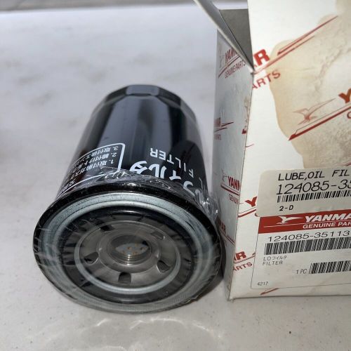 YANMAR OEM LUBE OIL FILTER @2 P/N 124085-35113, US $27.00, image 2