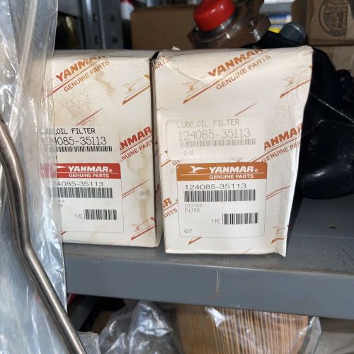 YANMAR OEM LUBE OIL FILTER @2 P/N 124085-35113, US $27.00, image 3