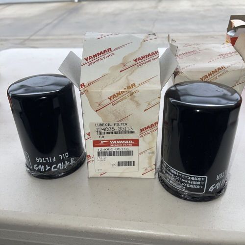 YANMAR OEM LUBE OIL FILTER @2 P/N 124085-35113, US $27.00, image 4