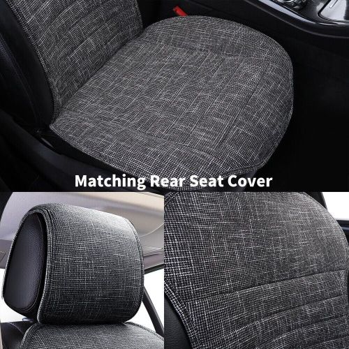 Universal Mat Protector Linen Car Seat Cover Auto Breathable Cushion Pad Seat, US $25.99, image 3