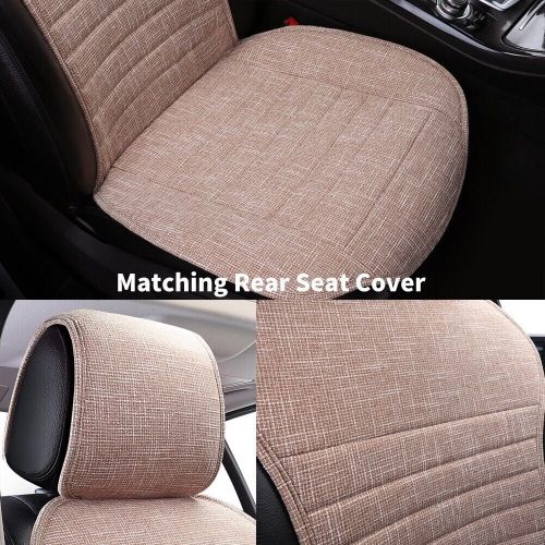 Universal Mat Protector Linen Car Seat Cover Auto Breathable Cushion Pad Seat, US $25.99, image 9