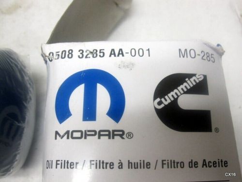 Mopar oil filter 05083285aa, m0-285 for 2011-2017 ram 2500