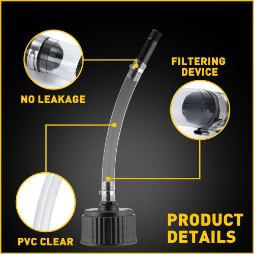 Fuels Filler Deluxe & Hose Cap for Kit 5 Fuel Gallon Jug No Leak Durable, US $15.19, image 3