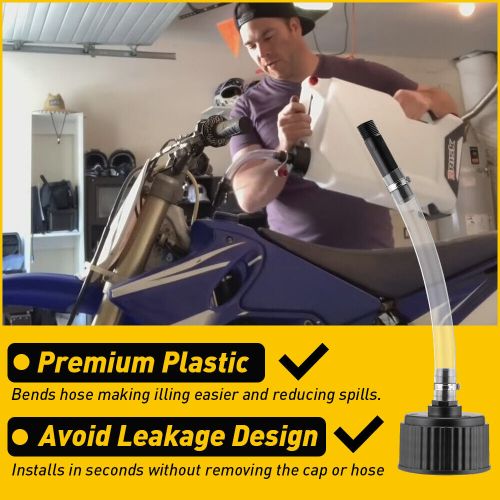 Fuels Filler Deluxe & Hose Cap for Kit 5 Fuel Gallon Jug No Leak Durable, US $15.19, image 4