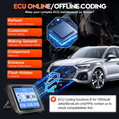 XTOOL D9S WIFI Scanner Auto Diagnostic Scan Tool Topology E.CU Coding FCA NEWEST, US $849.00, image 3