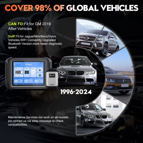 XTOOL D9S WIFI Scanner Auto Diagnostic Scan Tool Topology E.CU Coding FCA NEWEST, US $849.00, image 6