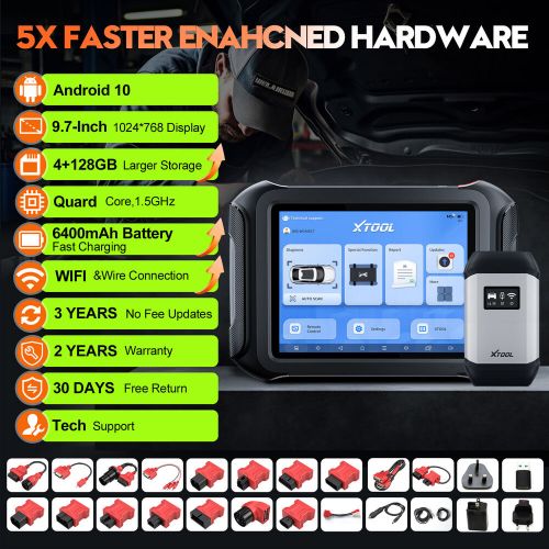 XTOOL D9S WIFI Scanner Auto Diagnostic Scan Tool Topology E.CU Coding FCA NEWEST, US $849.00, image 8