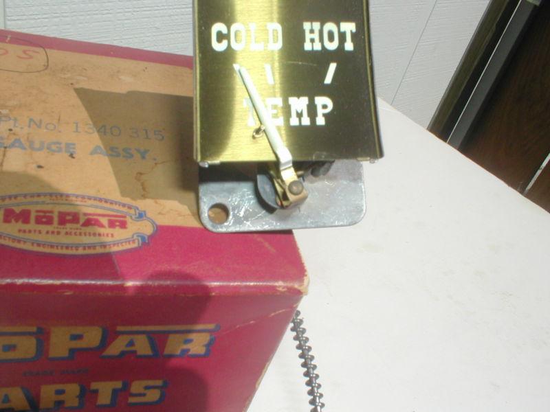 1950 desoto temperature gauge , radimeter