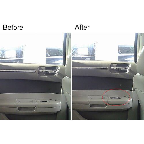 Carbon Fiber Front Rear Door window Glass Lift Control Sticker For Chrysler 4PC, AU $82.99, image 8